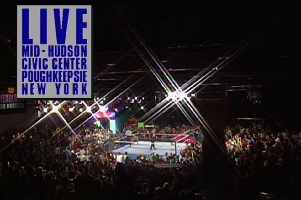 WWF Monday Night Raw live from the Mid Hudson Civic Center, now the MJN Center, in Poughkeepsie New York